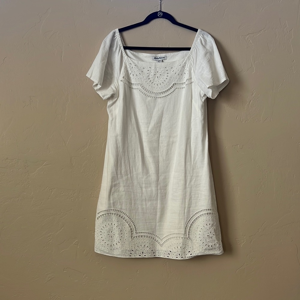 Tommy Bahama White Linen Dress